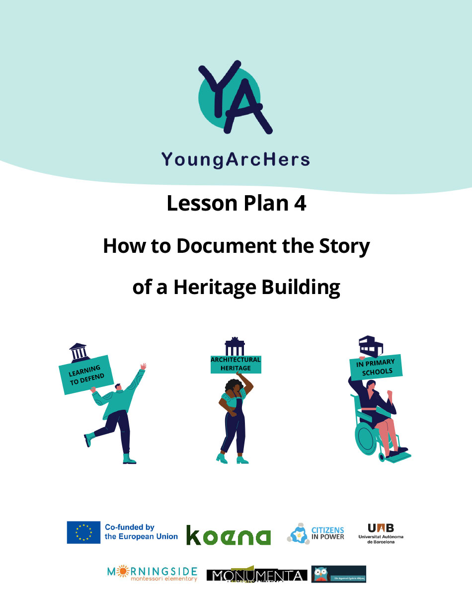 Lesson Plan 4: How o Document the Story of a Heritage Building